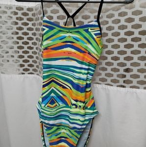 Unique one piece Nike swim suit!